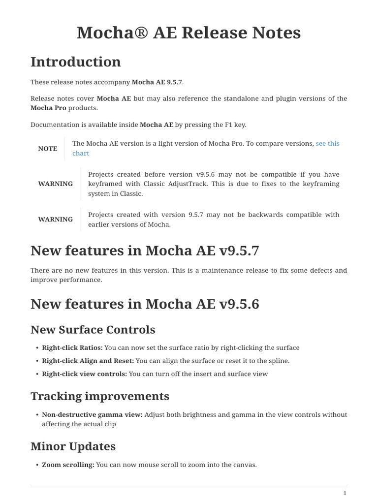 Mocha Ae Free Download