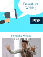 Persuasive - Writing Presentation