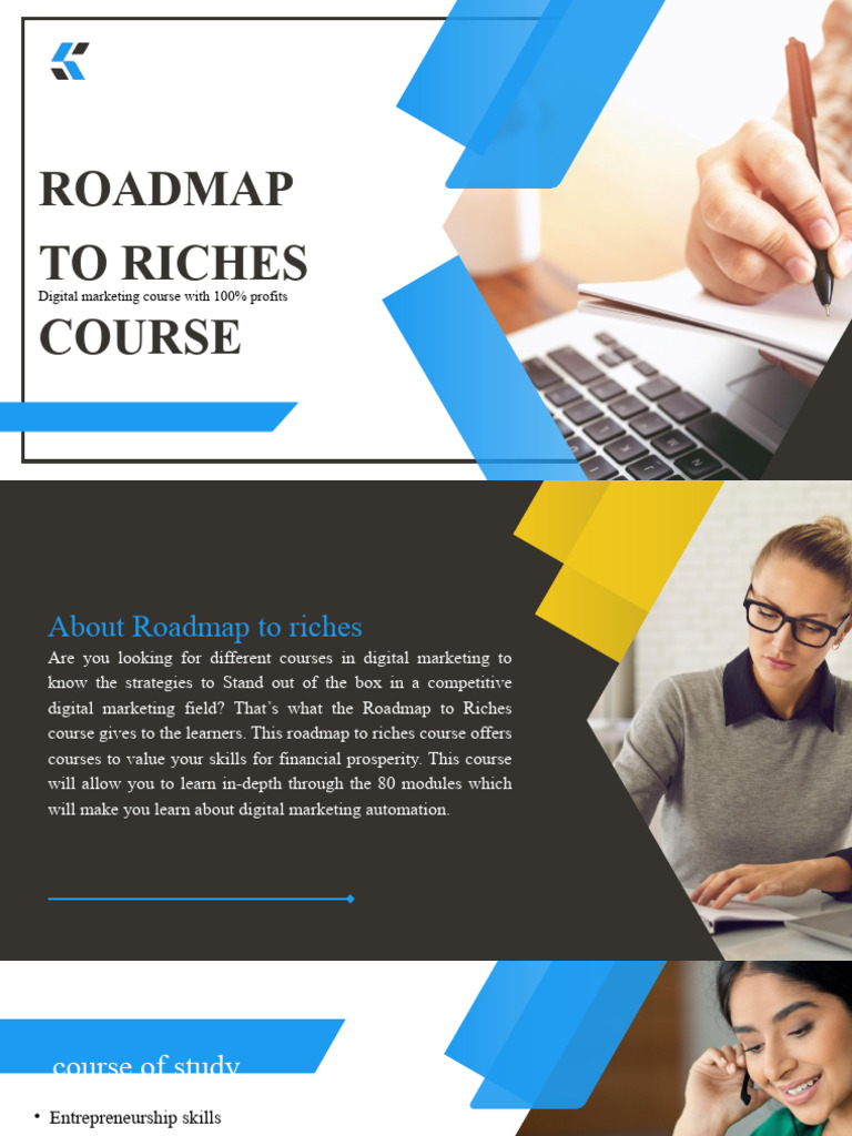 Roadmap to Riches Digital Marketing Course | PDF