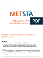 METSTA Hitsiluokatjahyvaksymisrajat 2016
