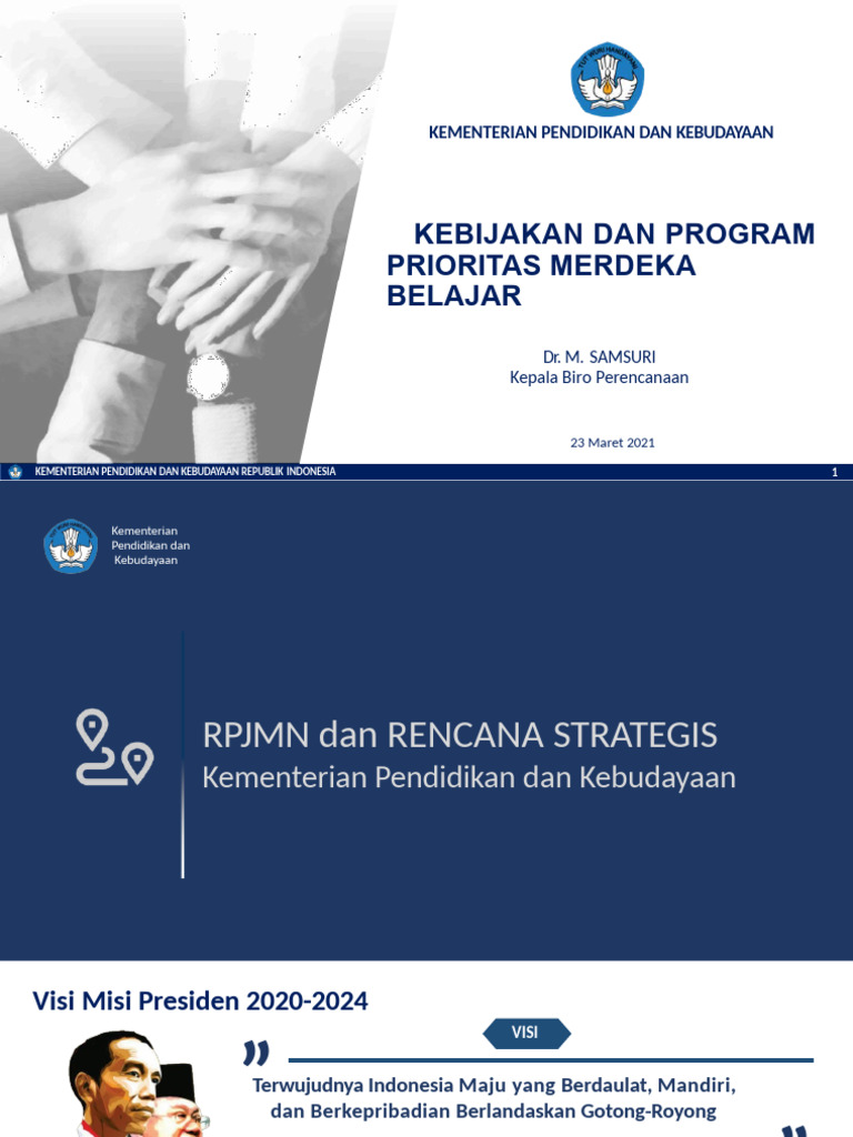Kebijakan Dan Program Prioritas Kemdikbud | PDF
