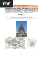 REFURBISHING The PRAMBANAN