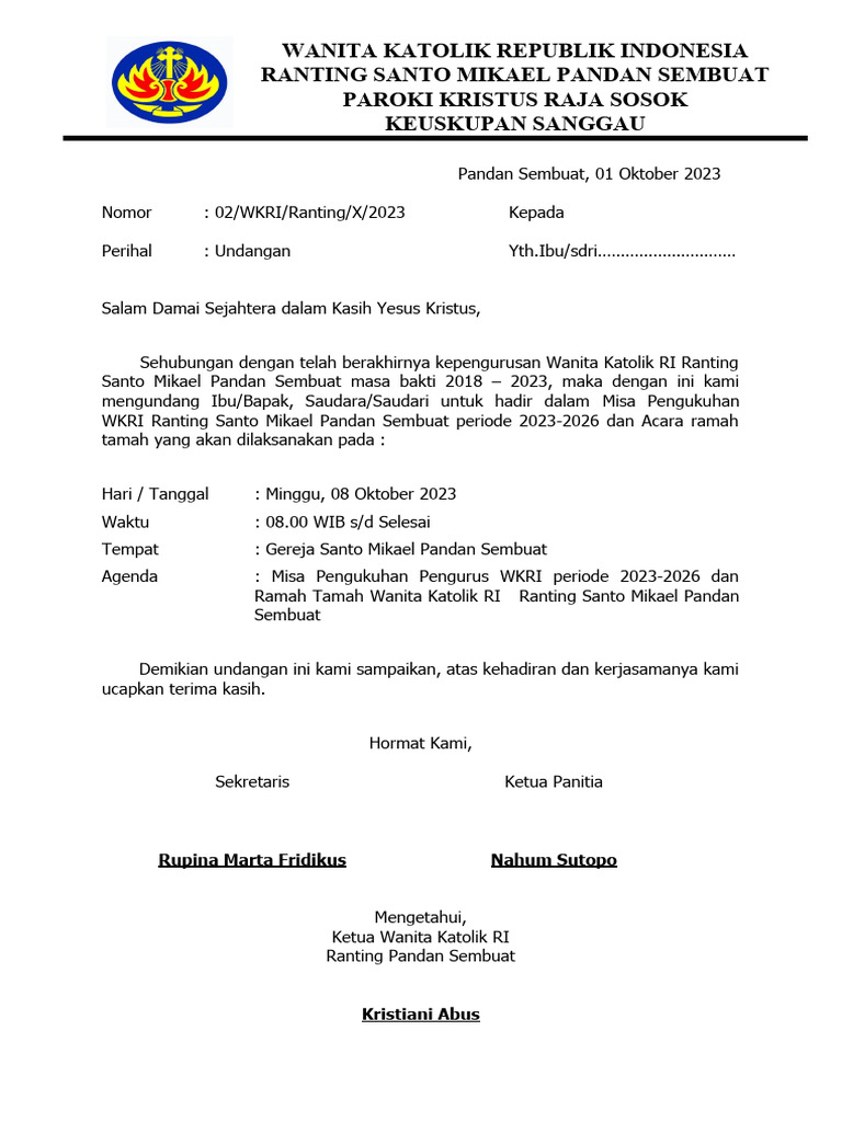 2023 Undangan | PDF