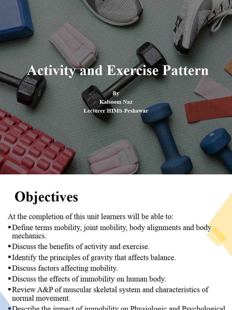 12 Activity and Exercise Pattern | PDF | Wellness