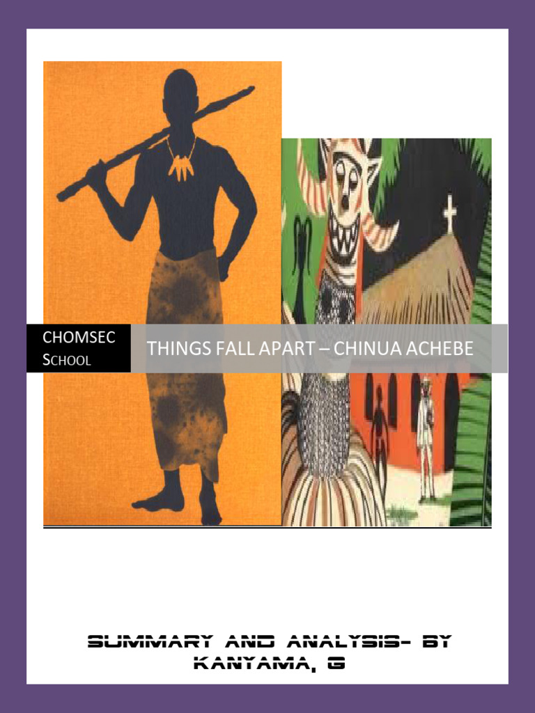 Things Fall Apart Summaries and Analyses PDF