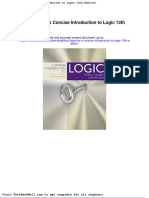 Test Bank For A Concise Introduction To Logic 13th Edition