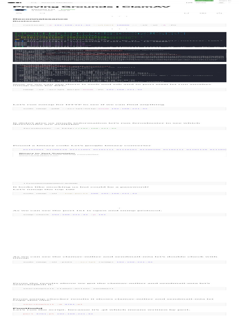 HackTheBox ClamAV | PDF