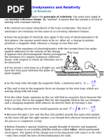 Electrodynamics and Relativity: Immediately Not Accelerating No