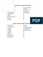 Jadwal Taisho+Chorei