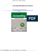 Test Bank For Accounting 25th Edition Carl S Warren Download