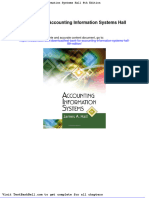 Test Bank For Accounting Information Systems Hall 8th Edition