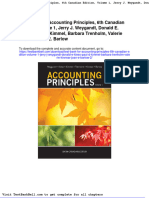 Test Bank For Accounting Principles 6th Canadian Edition Volume 1 Jerry J Weygandt Donald e Kieso Paul D Kimmel Barbara Trenholm Valerie Kinnear Joan e Barlow 2