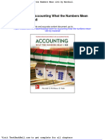 Test Bank For Accounting What The Numbers Mean 12th by Marshall