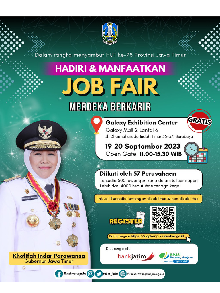 Kesempatan karier di Jawa Timur