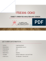 ITSE306-OOAD Course Introduction