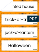 Halloween Word Wall Vocabulary Adobe Reader