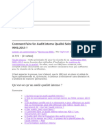 Document (380) Audit Qualité