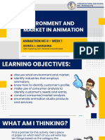 Animation Lesson 2 - Environment and Market