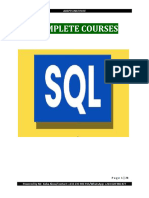 SQL Complete Courses