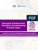 Petunjuk Pelaksanaan Pelatihan P3H - Abdul Halim Syaripudin SE Sekretaris LP3H PUSPELINDO