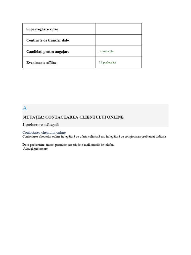 Supraveghere video contracte de transfer date candida i pentru angajare