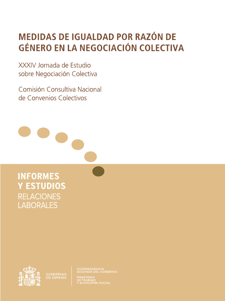 Igualdad de Género en Negociación Colectiva | PDF | Estudios de género ...