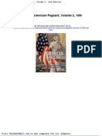 Test Bank For American Pageant Volume 2 16th Edition