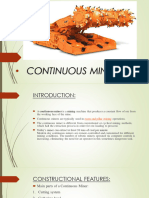 Continous Miner and Road Header