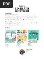 3D Paper Model Templates Guide | PDF | Home & Garden