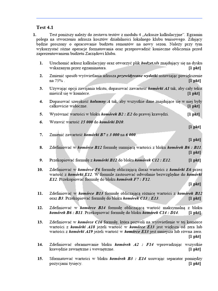 excel_zadania_druk | PDF
