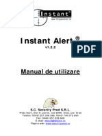 Instant Alert Manual Utilizare