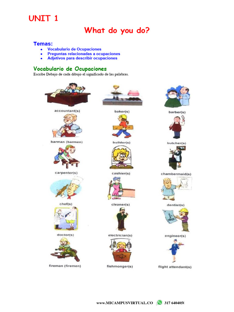 Modulo 1 Inglés Pdf