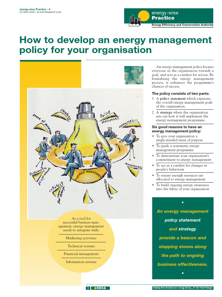 How to develop energy management policy PDF