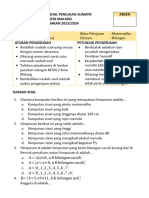 Ulangan Harian Bilangan Kelas 7