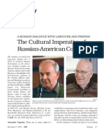 The Cultural Imperative of Russian-American Cooperation: Strategy