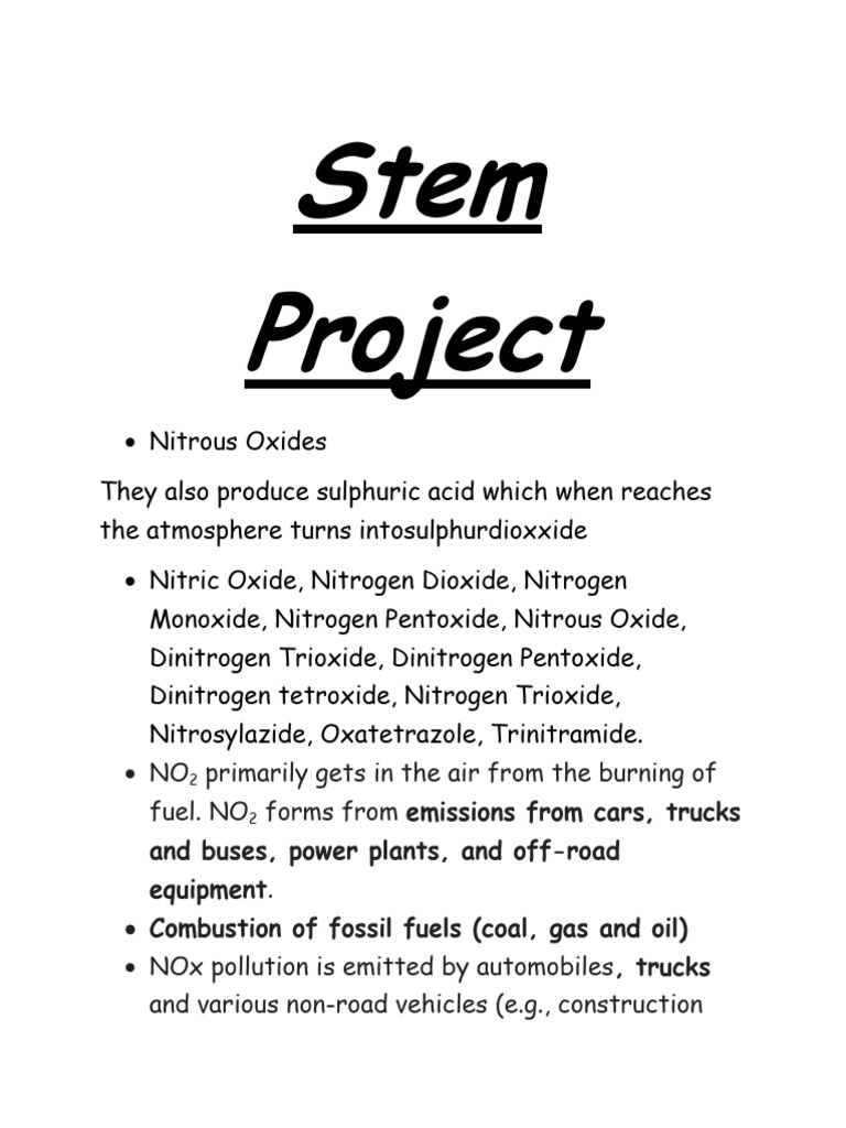 Stem Project | PDF
