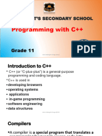 Programming With C++ 2