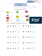 Evaluación Números y Sumas