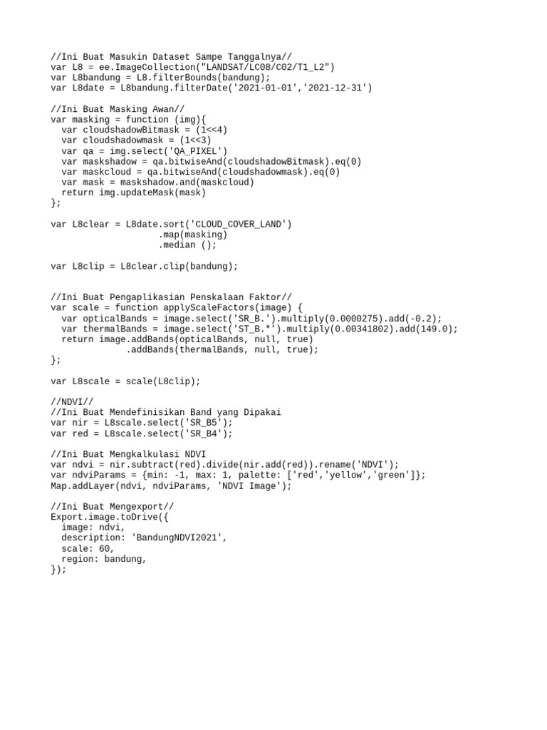 NDVI | PDF | Computers
