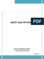 Cours Droit Des Affaires Etic University II Plateaux 2021 2022