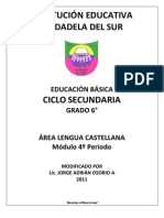 MÓDULO 4° Periodo Guía 1 Género Dramático