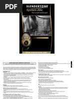 Download Slender Tone System Abs Instructions by eclec-tico SN67527661 doc pdf