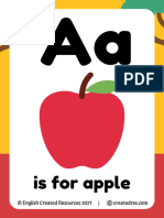 Alphabet Posters New Copyright English Created Resources 2021
