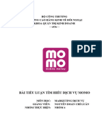 Báo Cáo Marketing DV Về Momo