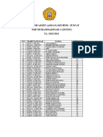 Daftar Muadzin SMP Muhammadiyah 1 Gisting