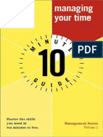 Ten Minute Guide To Managing Your Time (10 Minute Guides) - PDF Room