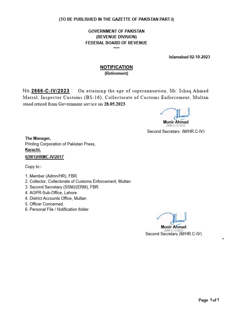 Retirement | PDF