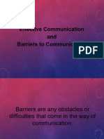 L3 Barriers To Communication