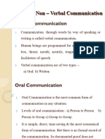 L 2 Verbal & Non - Verbal Communication