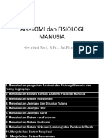 PERTEMUAN 1 - PENGANTAR ANATOMI Dan FISIOLOGI MANUSIA